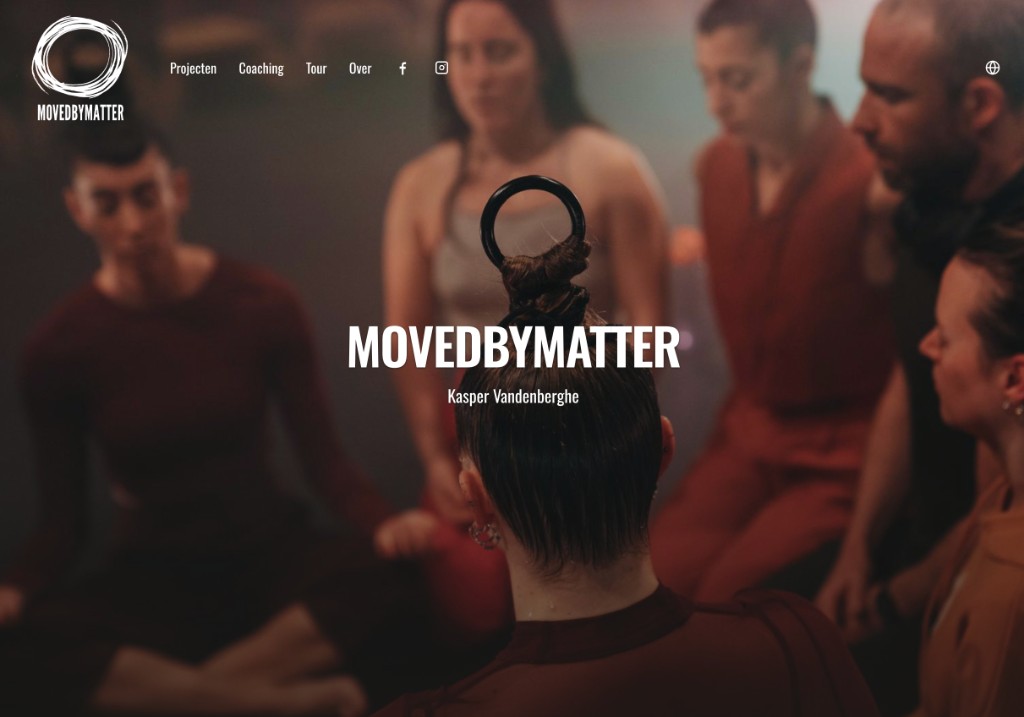 Screenshot van movedbymatter.com