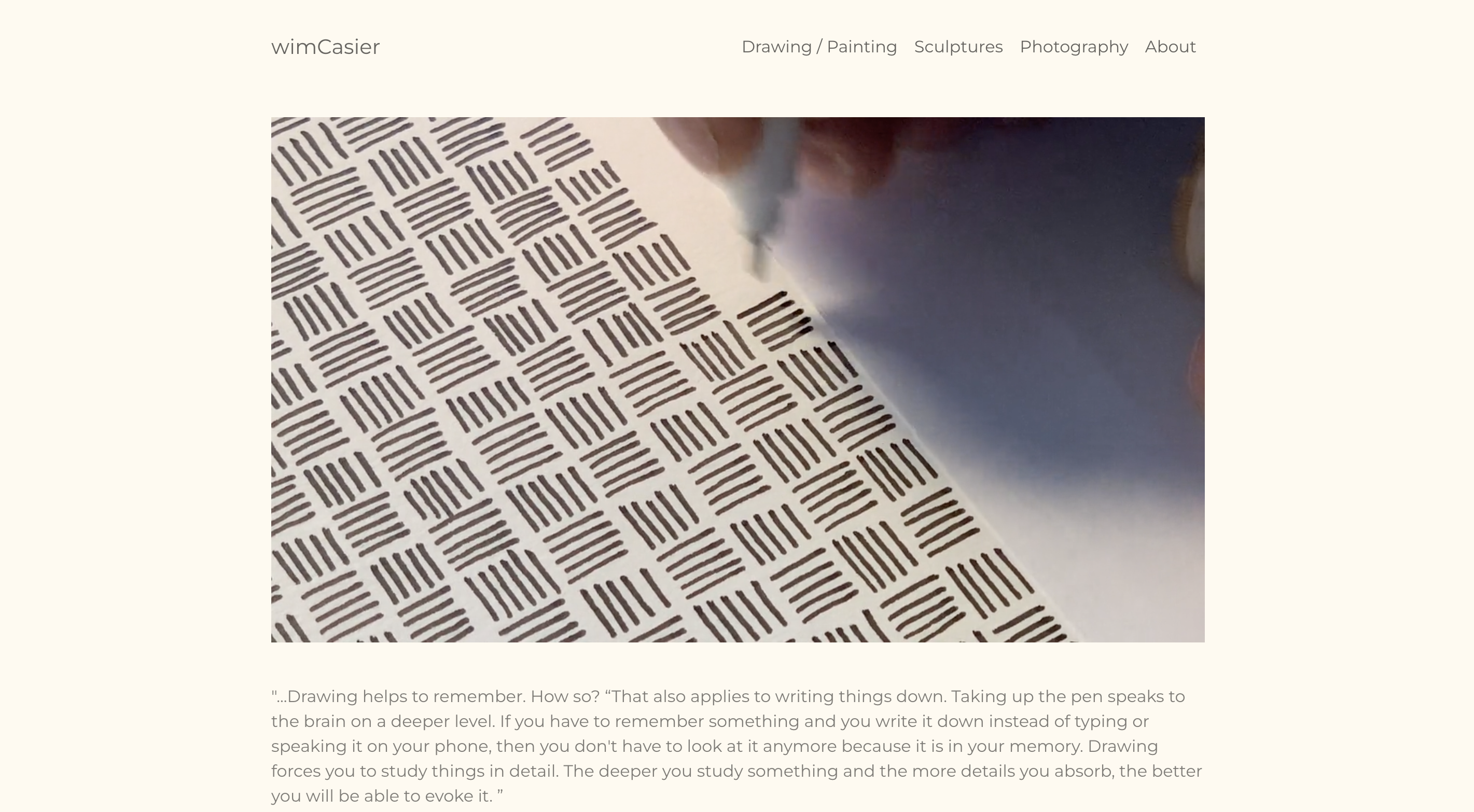 Screenshot van wimcasier.be
